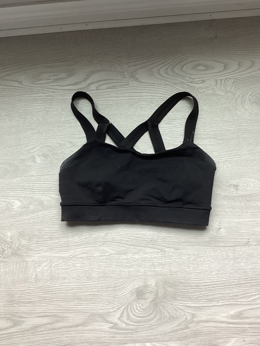 lululemon athletica Black Strappy Sports Bra